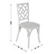 Flash Furniture Brooklyn Commercial Grade White Solid Wood Stackable Dining Chair with Intricate Back Detail, 2PK 2-ZH-8100-5-WHT-GG - alternate 10